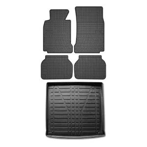 1999-2003 BMW 5 Series E39 Wagon Floor Mats & Cargo Liner Full Set All Weather
