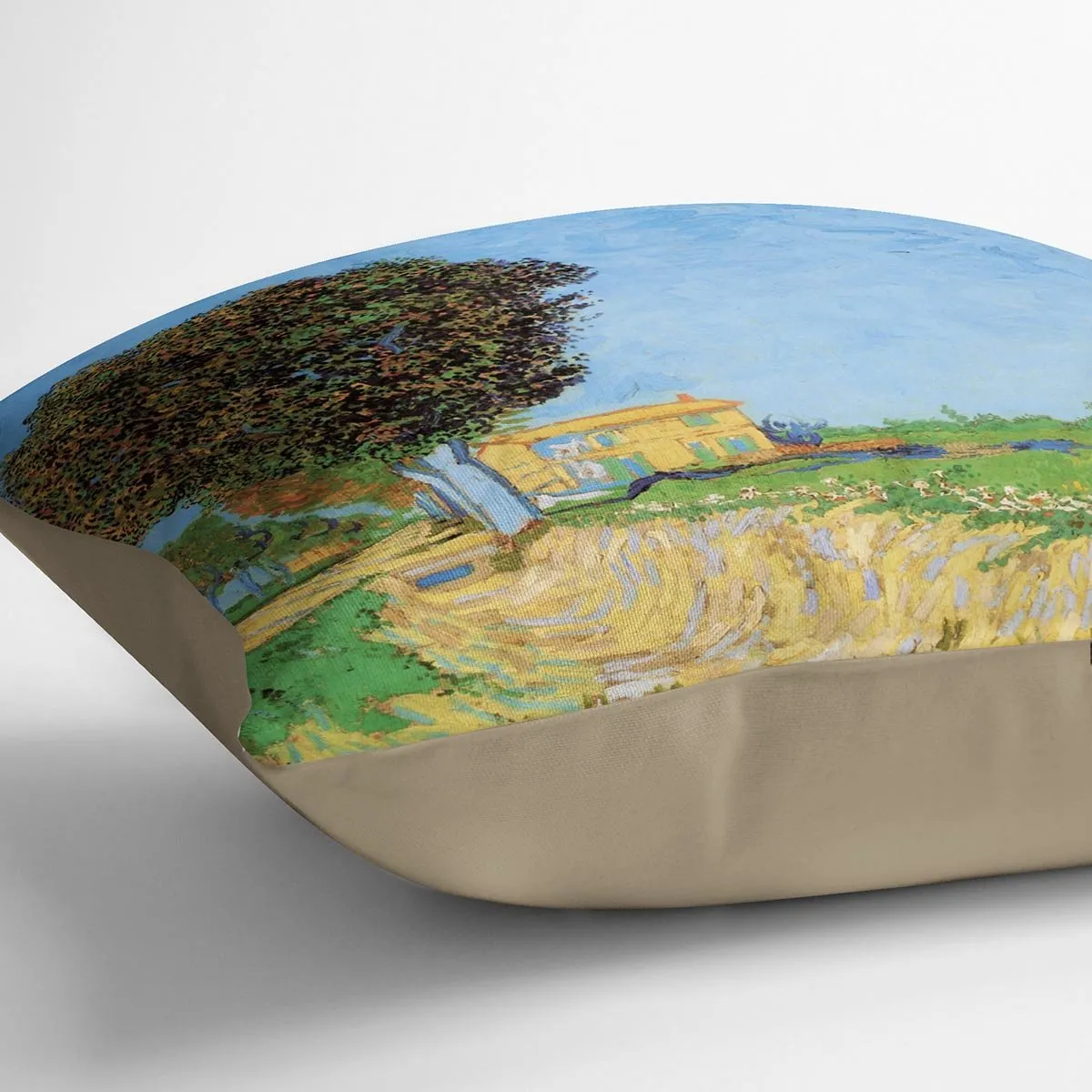 A Lane near Arles by Van Gogh Throw Pillow