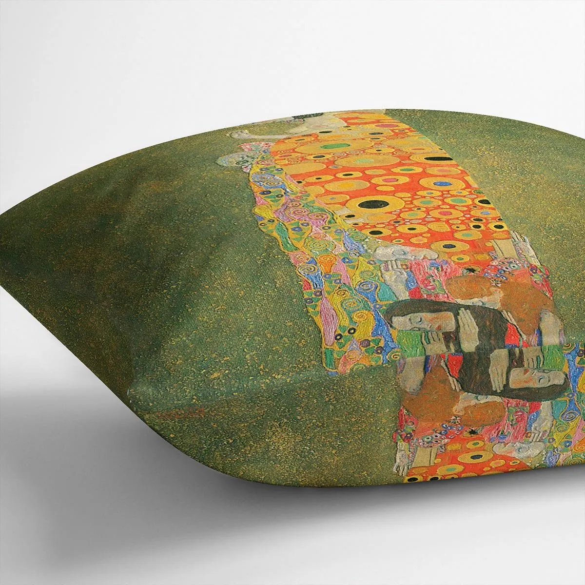 Abandoned Hope by Klimt Throw Pillow