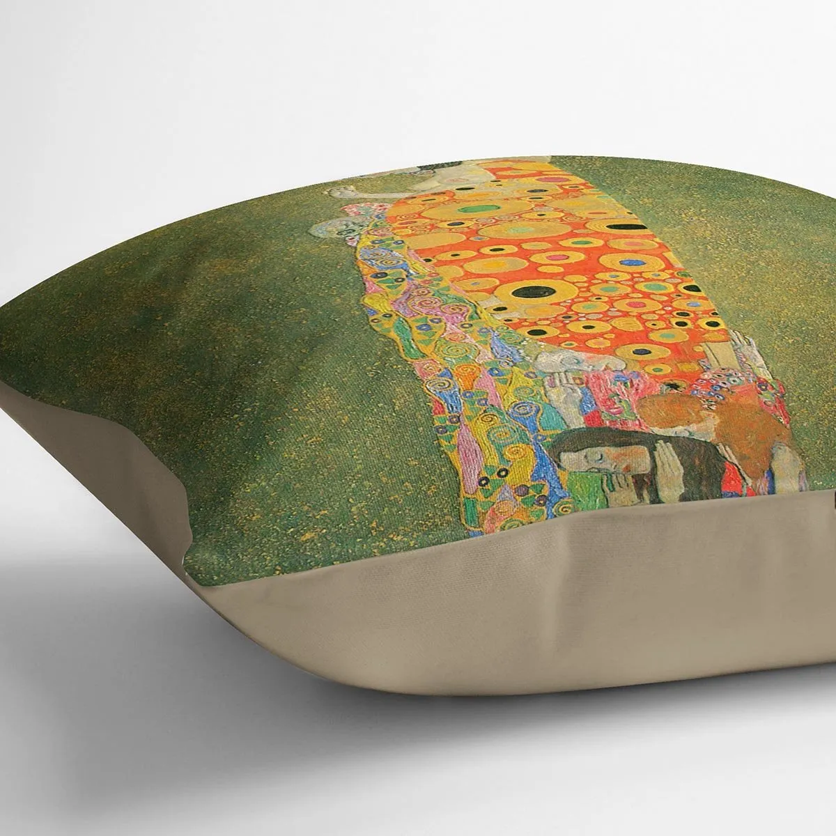 Abandoned Hope by Klimt Throw Pillow