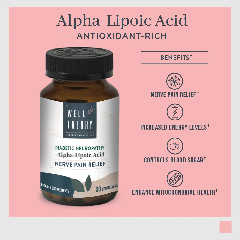 Alpha-Lipoic Acid - Diabetes  Nerve Pain   Weight Support