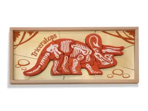 Begin Again Toys - Dinosaur Puzzle - Triceratops