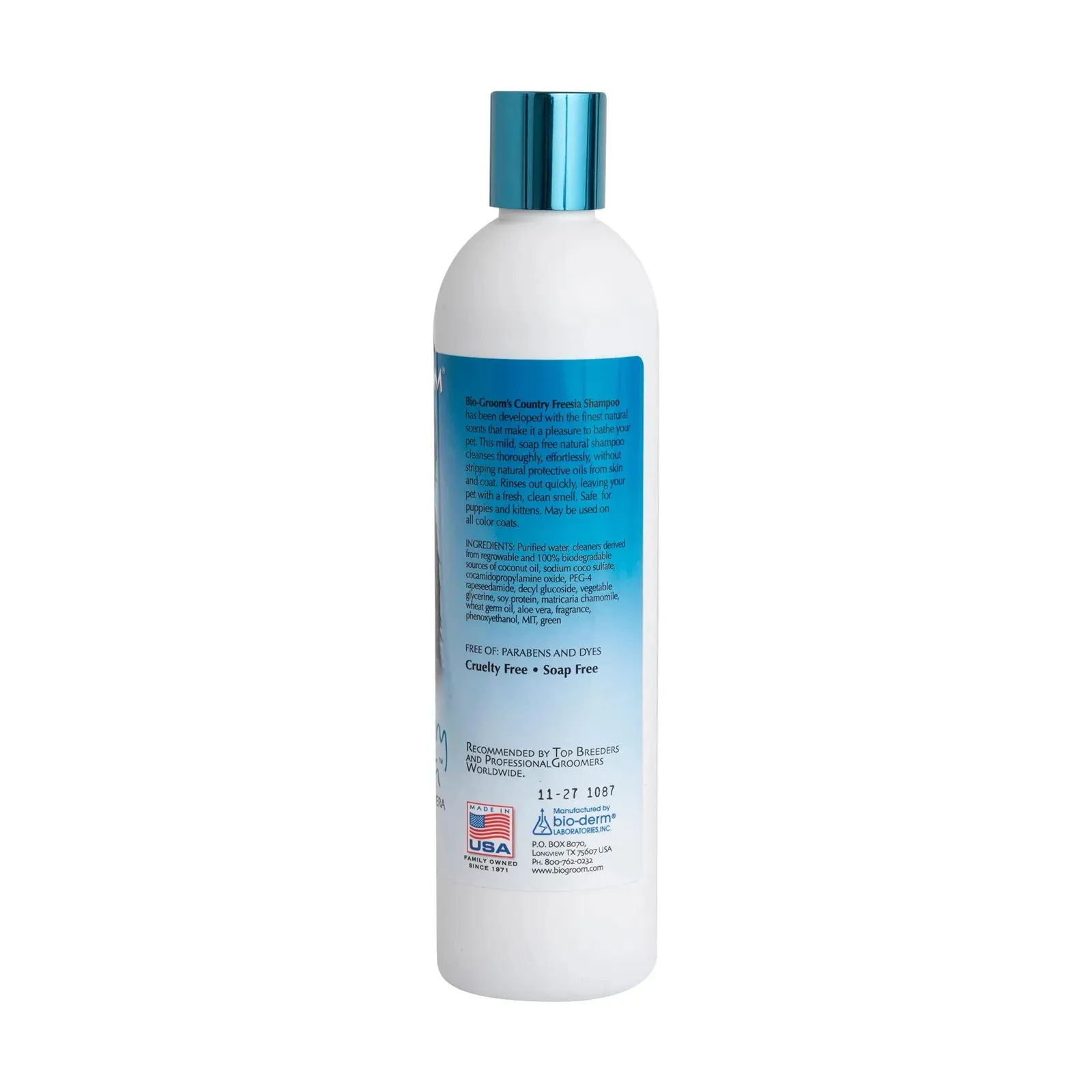 Bio-Groom - Skin Soothing Aloe Vera & Chamomile Shampoo for Dogs - Country Freesia 12oz
