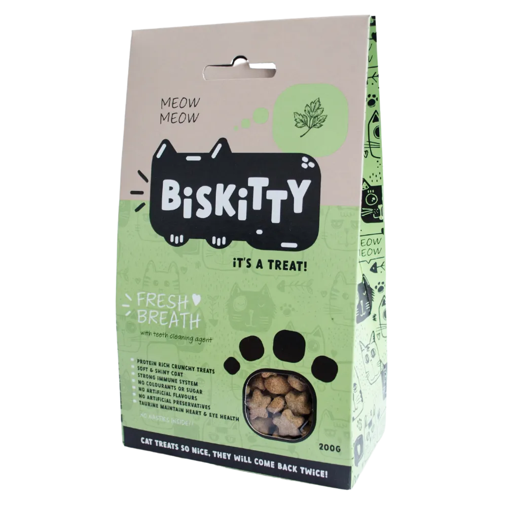 Biskitty Fresh Breath Cat Biscuit Treats