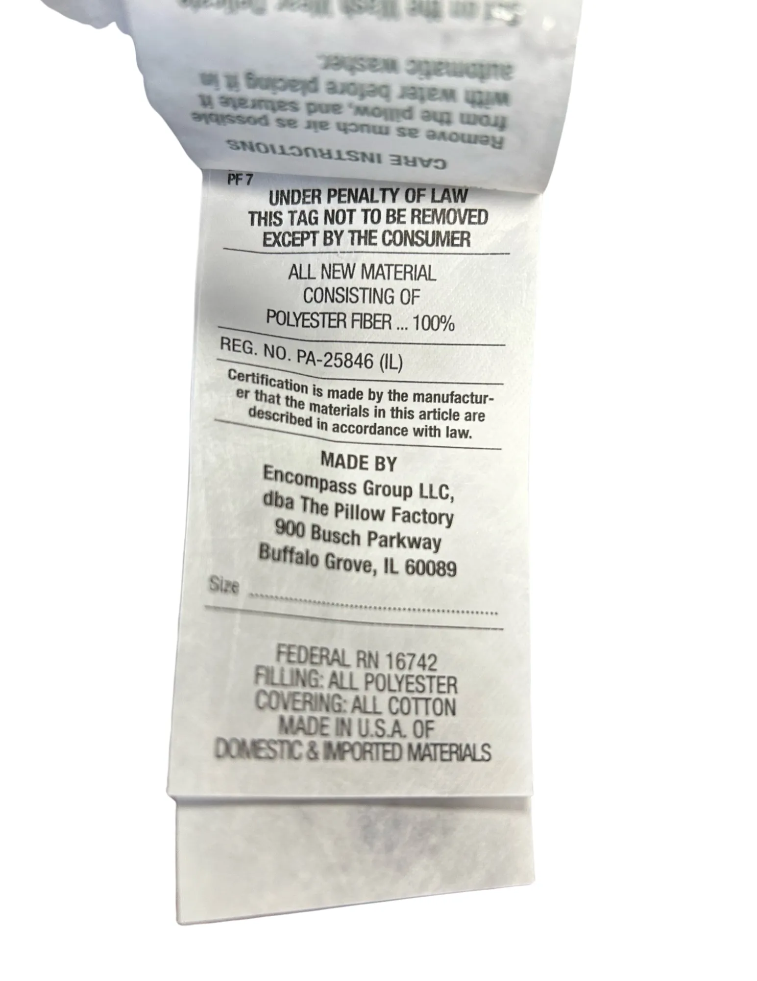 Brilliance Gel Fiber Pillow by The Pillow Factory