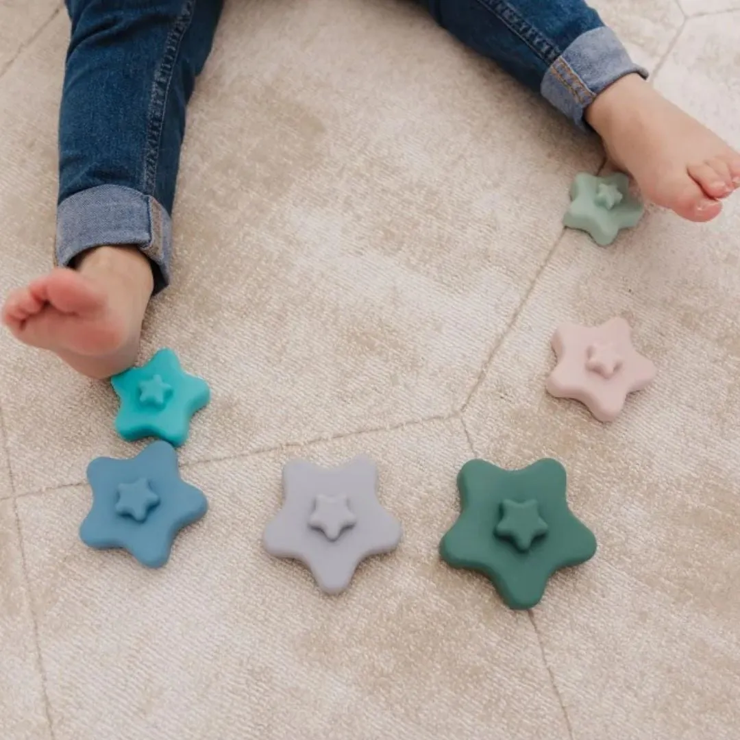 Bubble Silicone Star Stack & Play (0m )