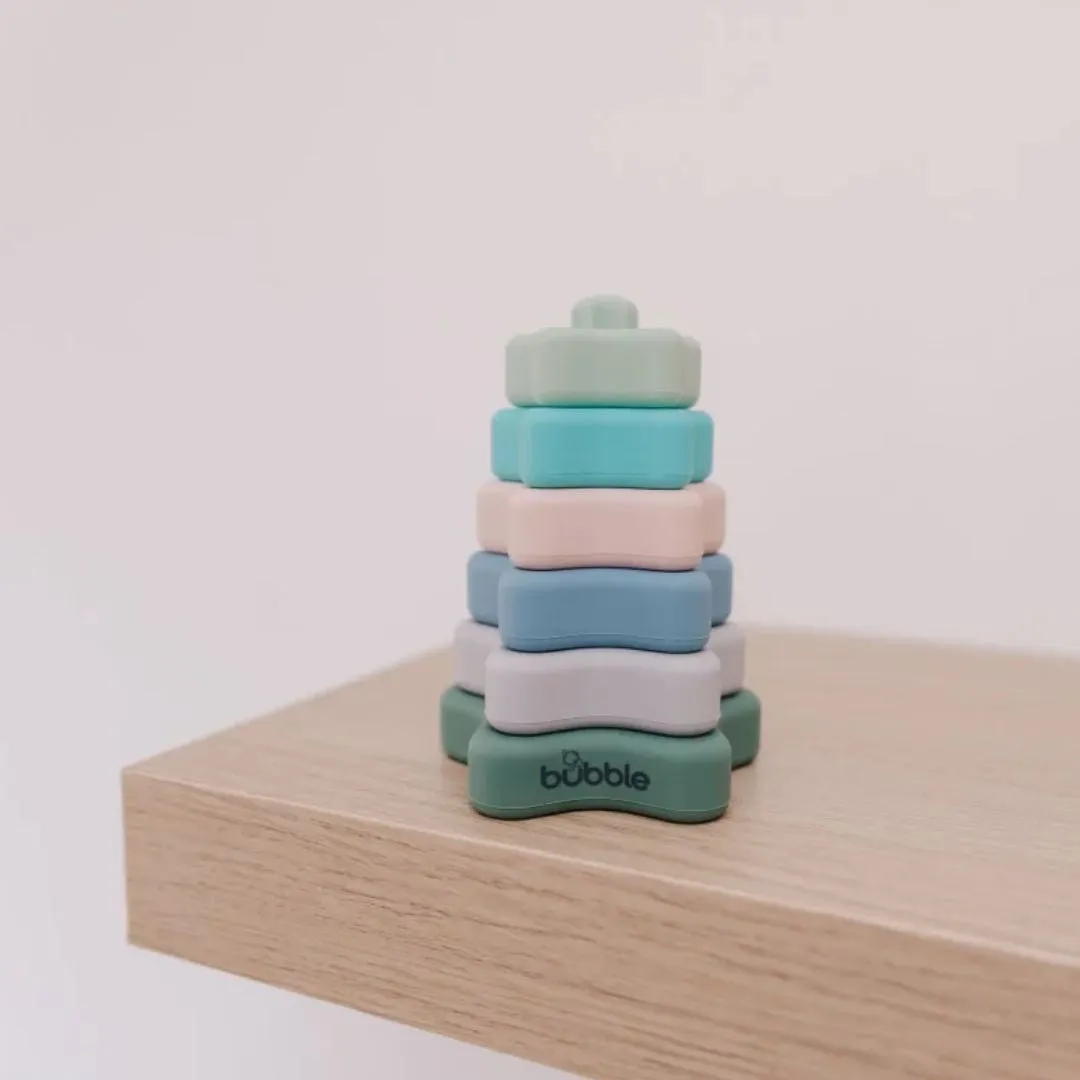Bubble Silicone Star Stack & Play (0m )