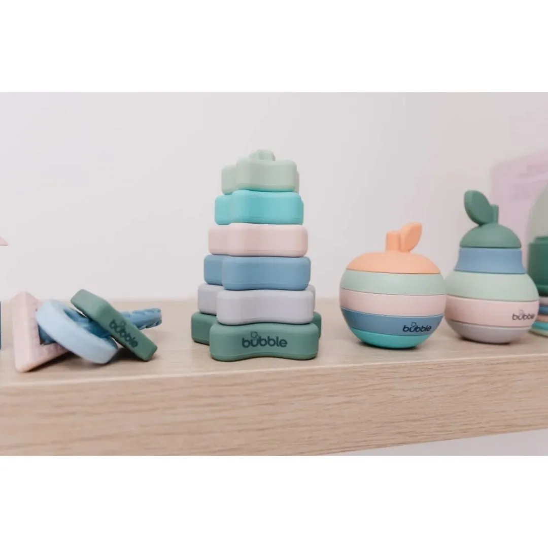 Bubble Silicone Star Stack & Play (0m )