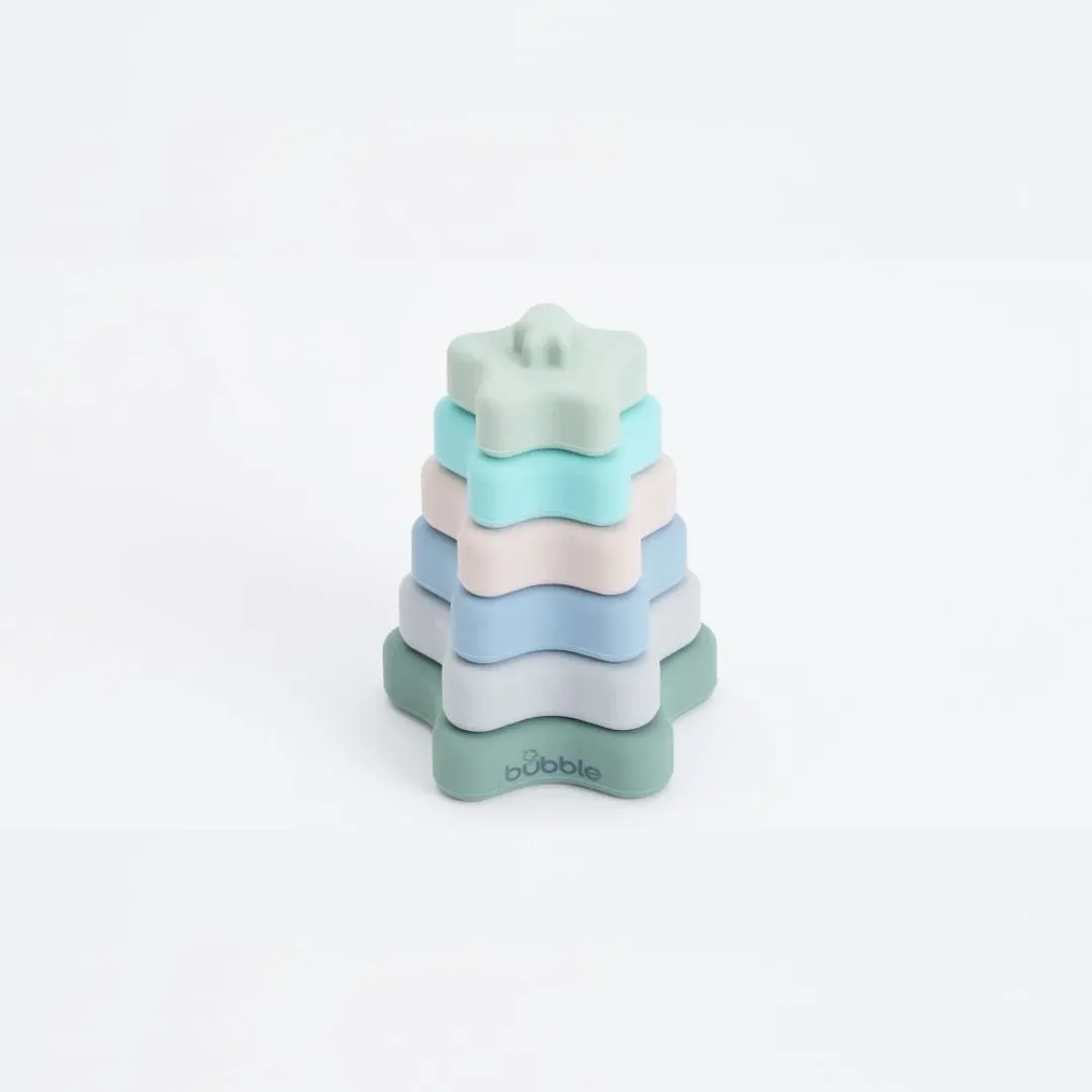 Bubble Silicone Star Stack & Play (0m )