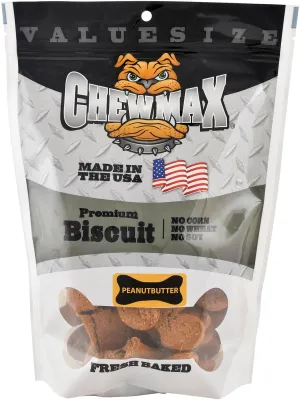 Chewmax Peanut Butter Premium Biscuits, 4"L
