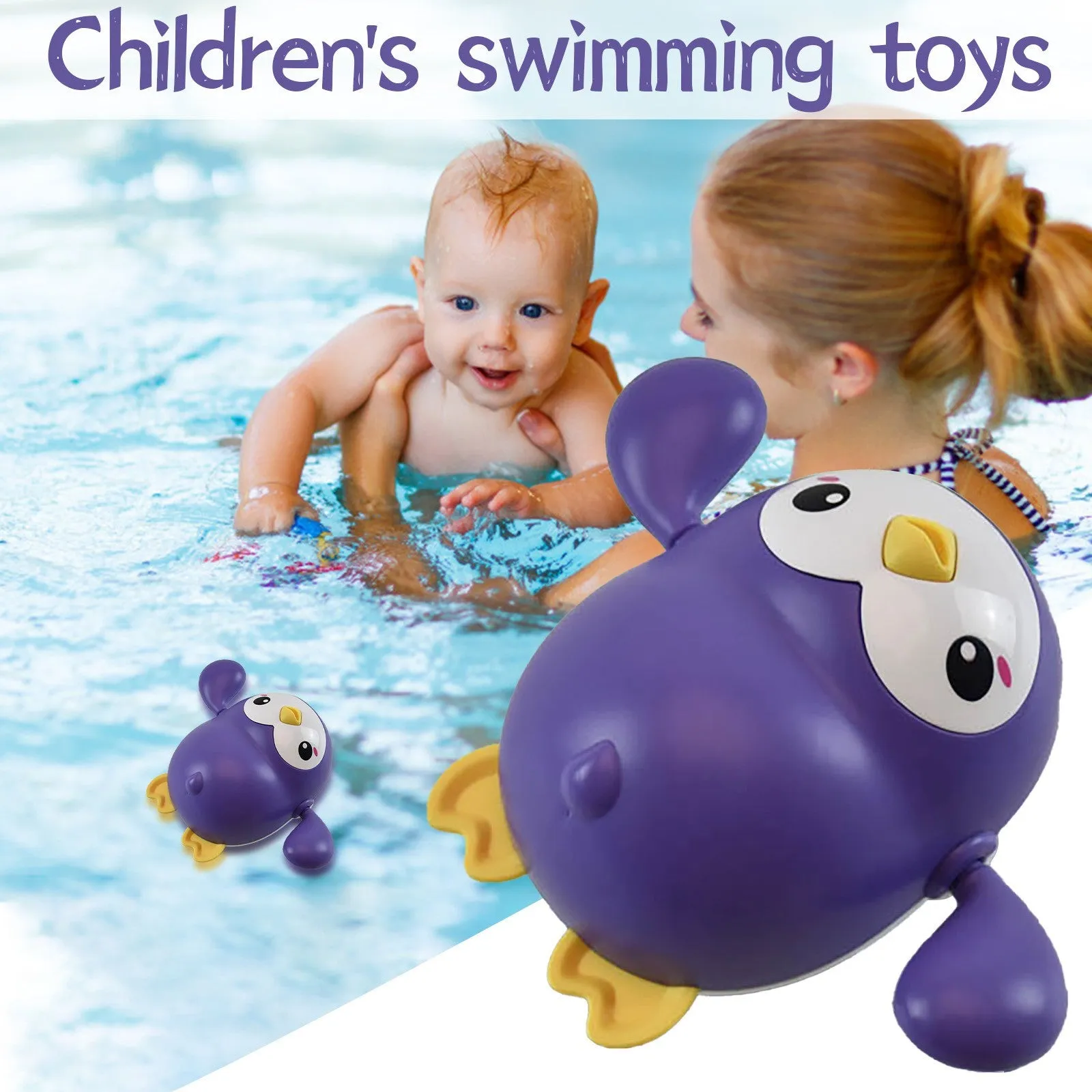 Cute Penguin Bath Pool Toy