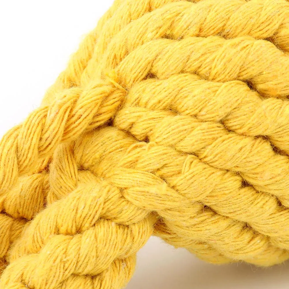 Dog Rope Toy -  Elephant in Yellow or Grey