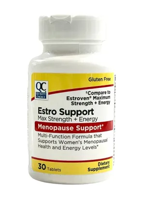 Estro Support | Max Strength   Energy | Manopause Support | 30 Tablets