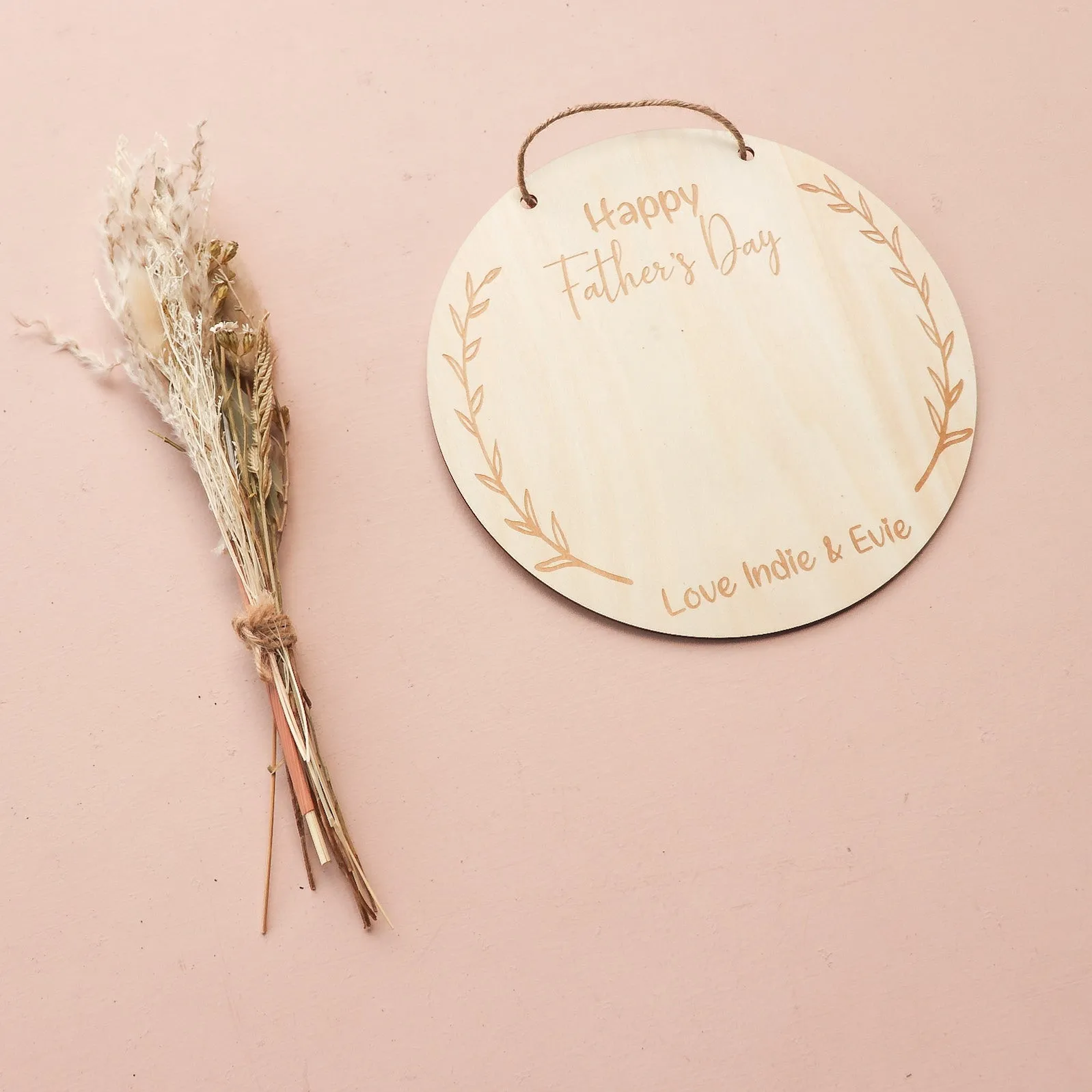 Father's Day Photo Plaque - Happy Father's Day