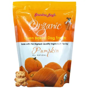 Grandma Lucy's Organic Pumpkin Oven Baked Dog Treats, 14-oz bag