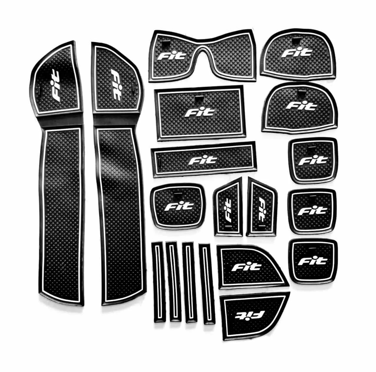 Honda Fit PVC Interior Mats White - Model 2013-2019