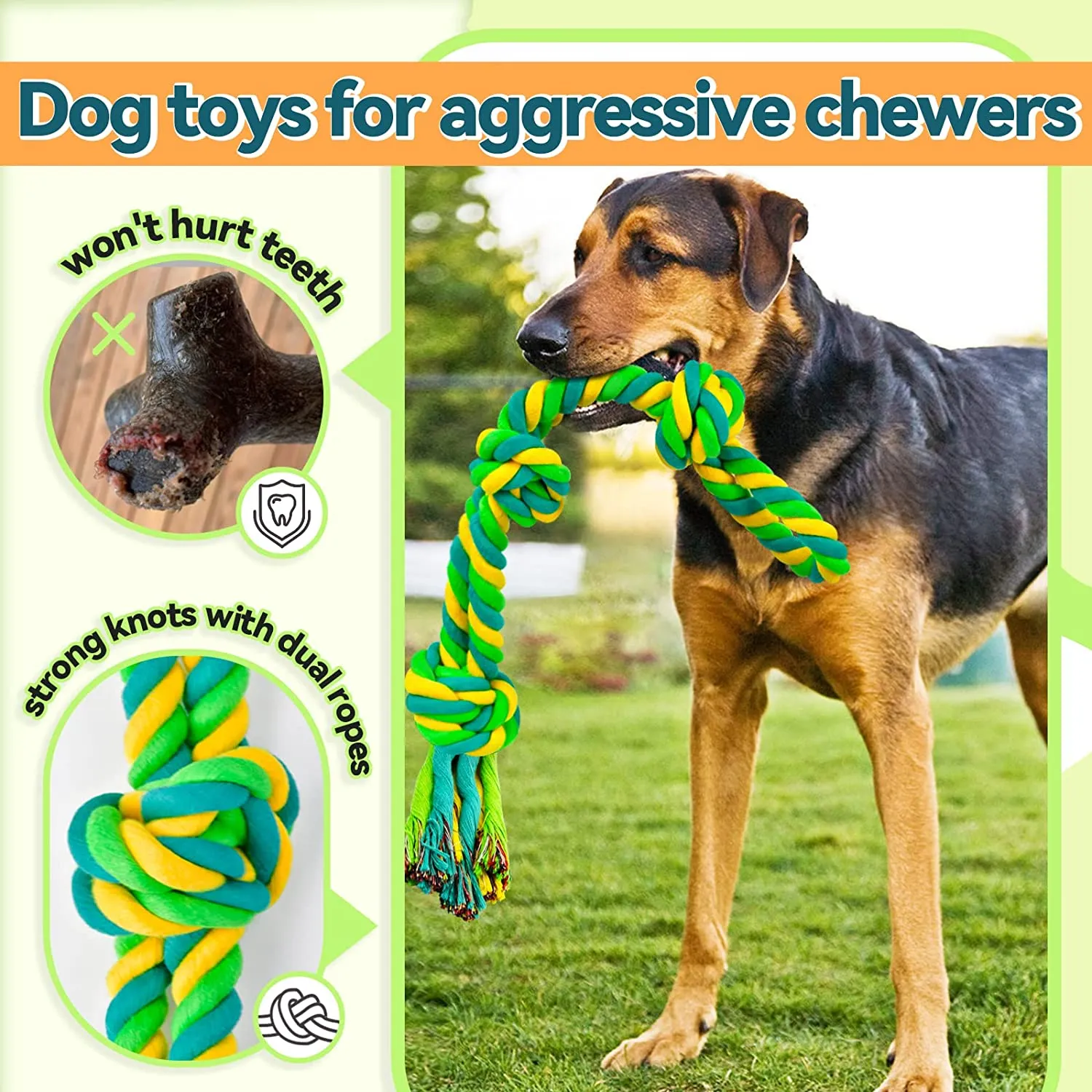 Indestructible Dog Chew Toys for Aggressive Chewers