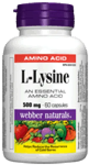 L-Lysine, 500 mg, 60 capsules