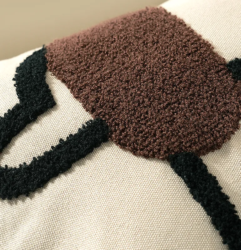 Luxury Embroidered Dachshund Pillow