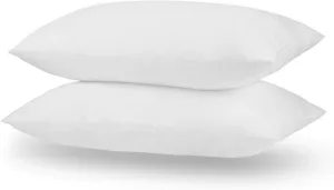 Mom's Moon Ultra Soft sleeping pillow Microfiber pack of 2 (16x24) PURE WHITE