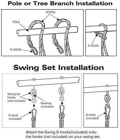 Multi-Child Swing Set Back to Back Rider Glider