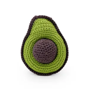 MyuM Avocado Crochet Rattle Toy