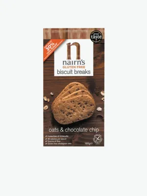 Nairn's Gluten-Free Oats and Chocolate Chip Biscuit Breaks