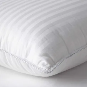 Namaste India Cotton Pillows (White, 17x27inch)
