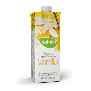 Natur-a Enriched Soy Beverage - Vanilla (Organic), 946 ml.