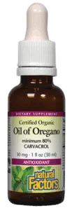 Natural Factors Oil of Oregano 60 Softgels