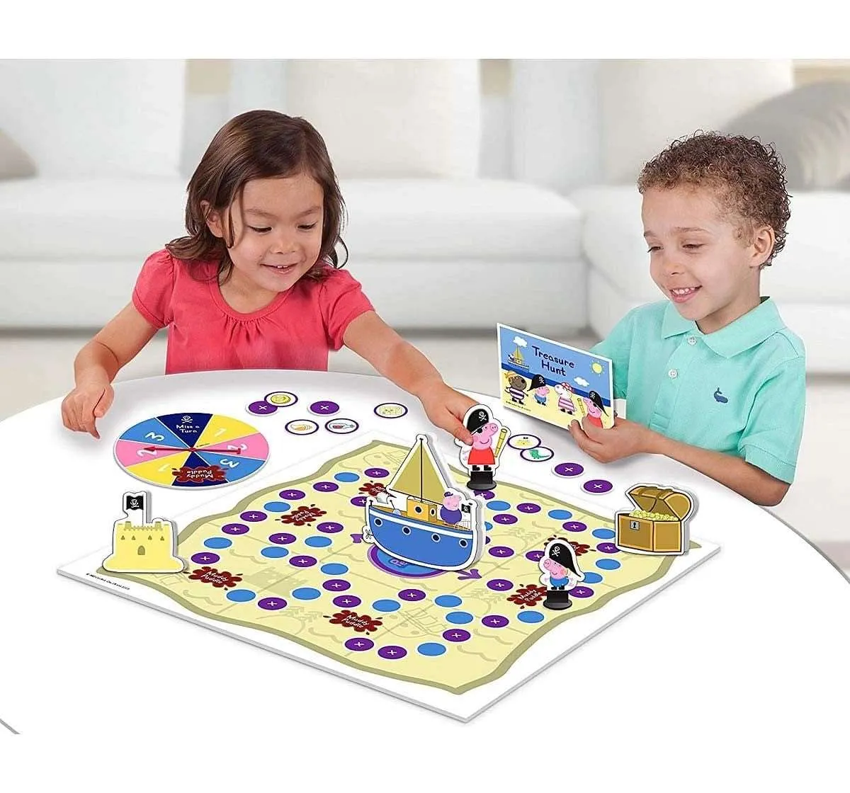Peppa Treasure Hunt Board Games for Kids age 3Y 
