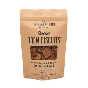 Portland Pet Bacon Brew Biscuit Treats 5oz
