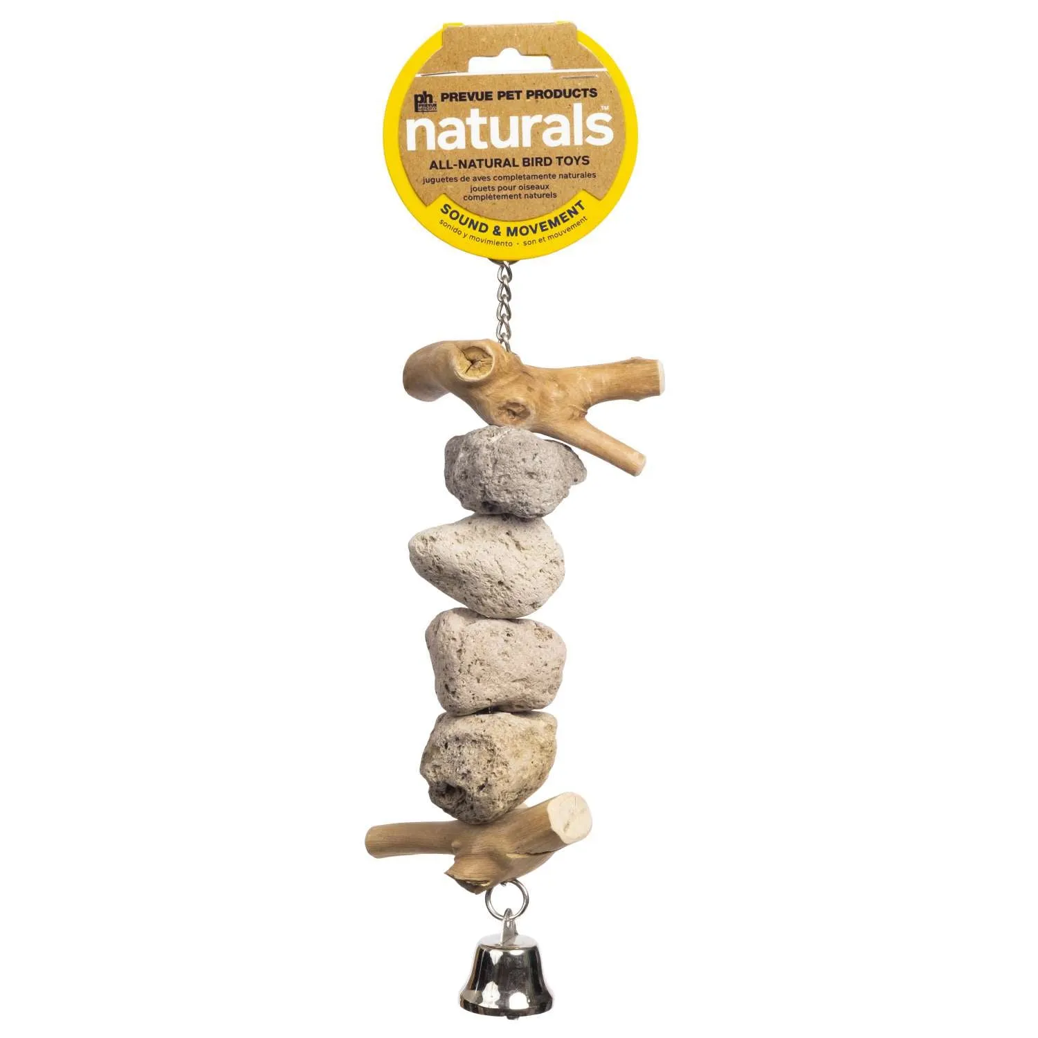 Prevue Pet Naturals Block Rock Bird Toy