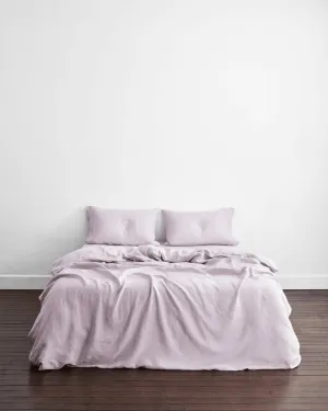 Pure Linen Pillow Cover | Set of 2 |Lilac