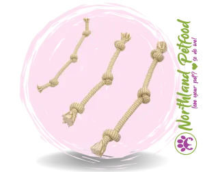 SALE 25% OFF -- Mammoth Flossy Chews Extra Peanut Butter Flavour Tug Ropes