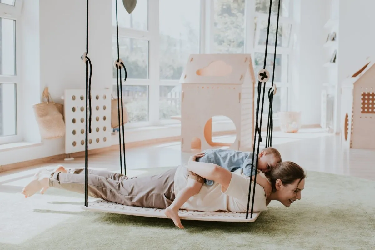 Sensory Platform Swing- Good Wood