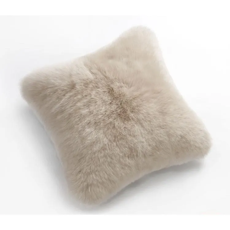 Sheepskin Pillows 14" square Set of 2
