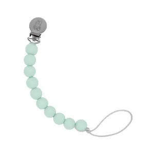 Silicone Beads Pacifier Holder Mint