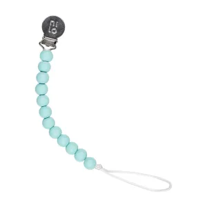 Small Silicone Beads Pacifier Holder Turquoise