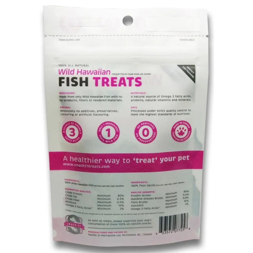 Snack 21 Wild Hawaiian Fish Dog Treats 25g