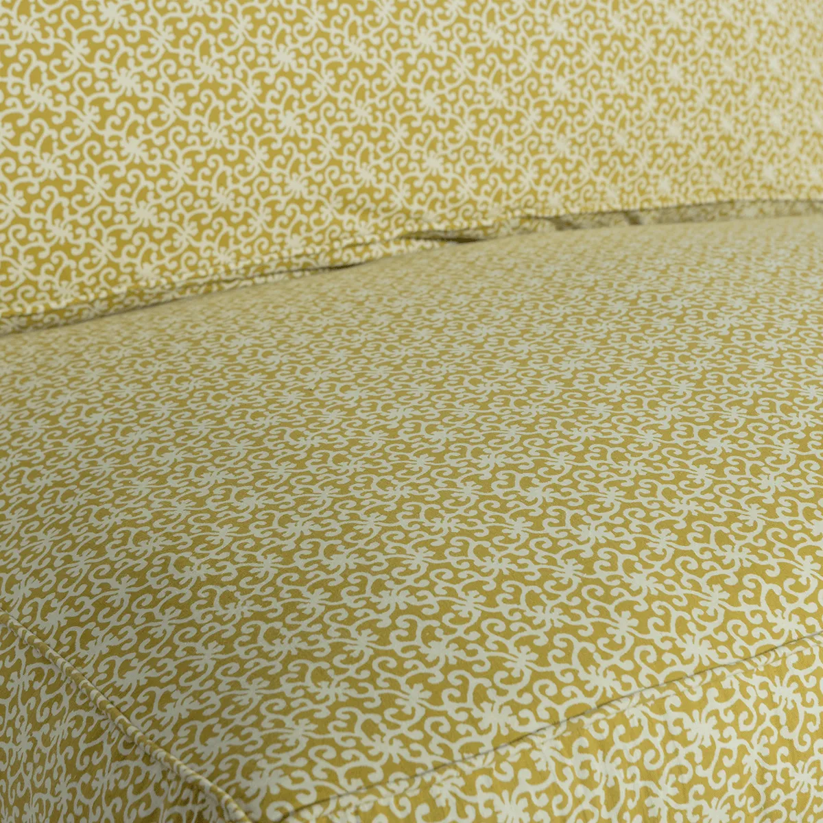 Snooze Ochre Seat/Back Cushion Set