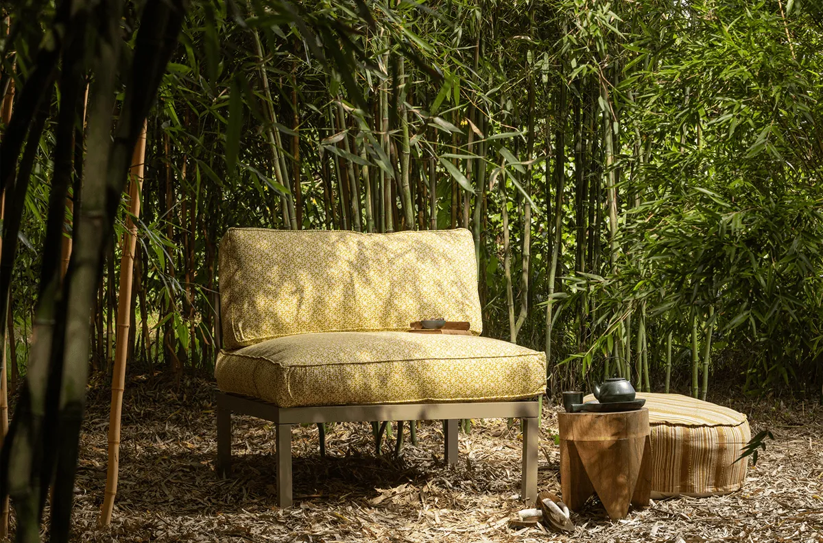 Snooze Ochre Seat/Back Cushion Set