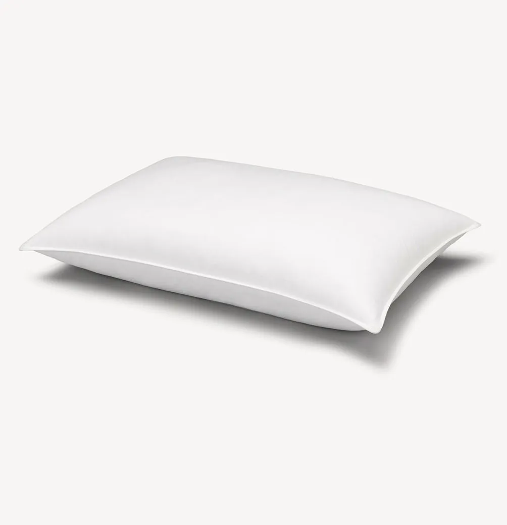 Soft Luxurious White Down 100% Certified RDS Stomach Sleeper Pillow