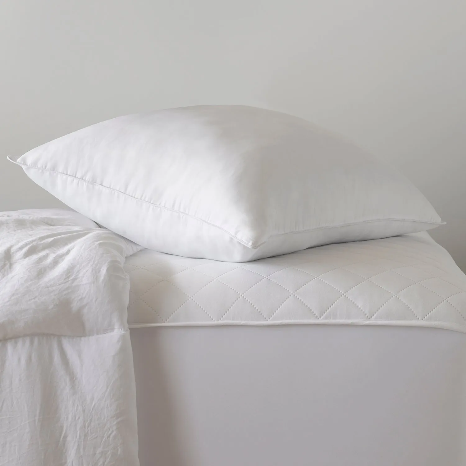 Soft Luxurious White Down 100% Certified RDS Stomach Sleeper Pillow