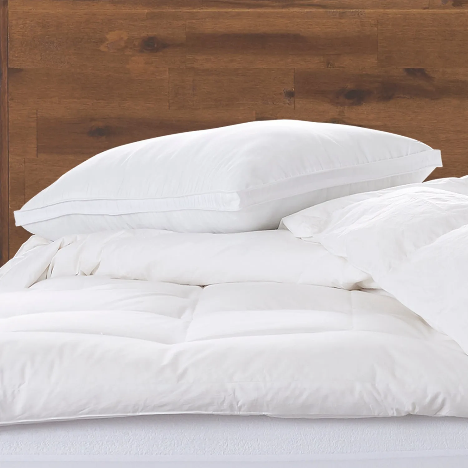 Soft Luxury Plush Gusseted Soft Gel Filled Stomach Sleeper Pillow