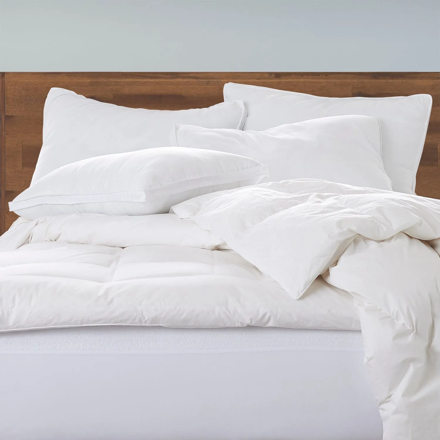 Soft Luxury Plush Gusseted Soft Gel Filled Stomach Sleeper Pillow
