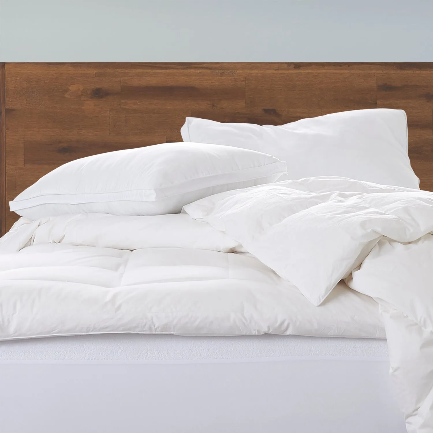 Soft Luxury Plush Gusseted Soft Gel Filled Stomach Sleeper Pillow