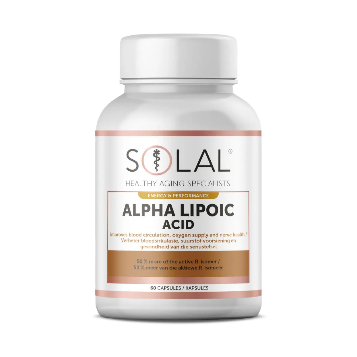 Solal Alpha Lipoic Acid 250mg 60 Capsules