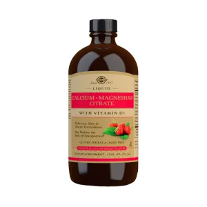 Solgar Liquid Cal-Mag   D3 Strawberry 473ml