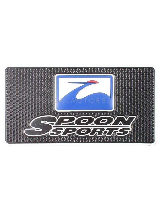 Spoon Sports Anti-Skid Nonslip Dashboard Mats - Silicon Type Material | Car Anti Slip Mat